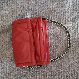 The Marc Jacobs mini pillow bag in red